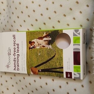 Good2Go Hands Free dog Recall Training lead 15FT adjusts in 2FT increments